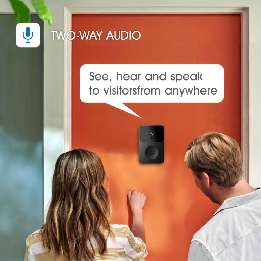 Smart Doorbell with HD Camera, Wi-Fi App Control