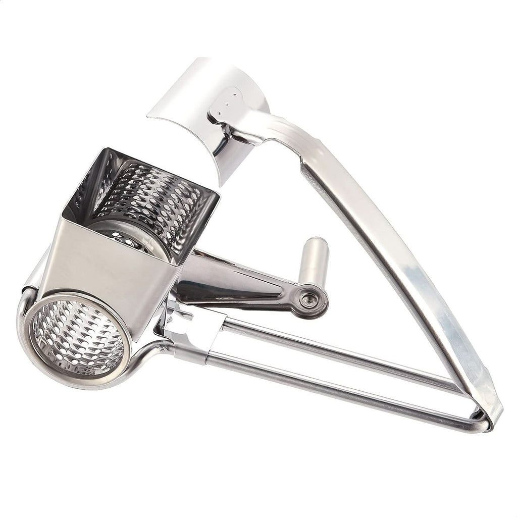 Stainless Steel Rotary Cheese Grater - Dishwasher Safe