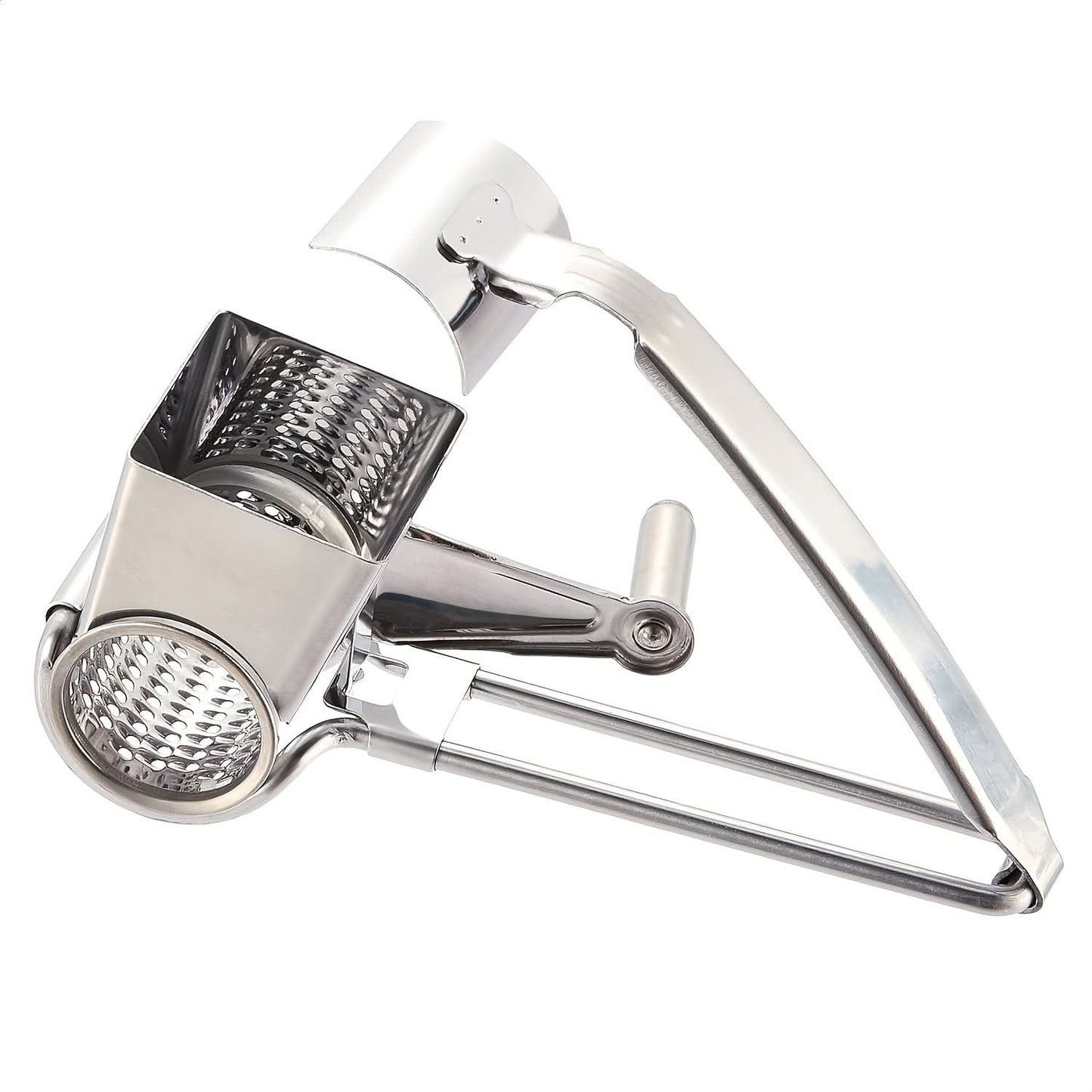 Stainless Steel Rotary Cheese Grater - Dishwasher Safe