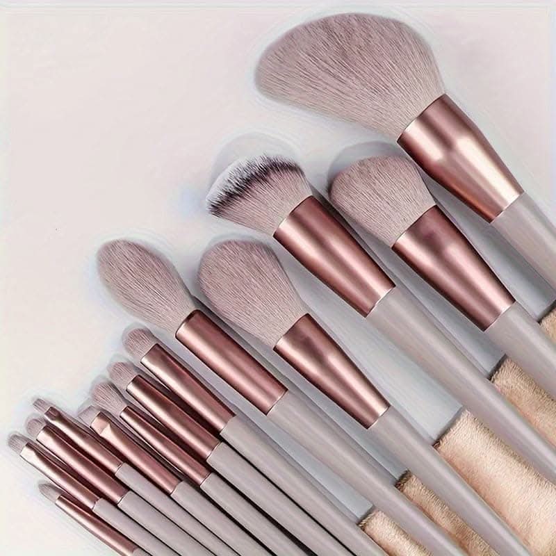 13 Pcs Soft Makeup Brushes For Foundation Blending, Eye Shadow Application