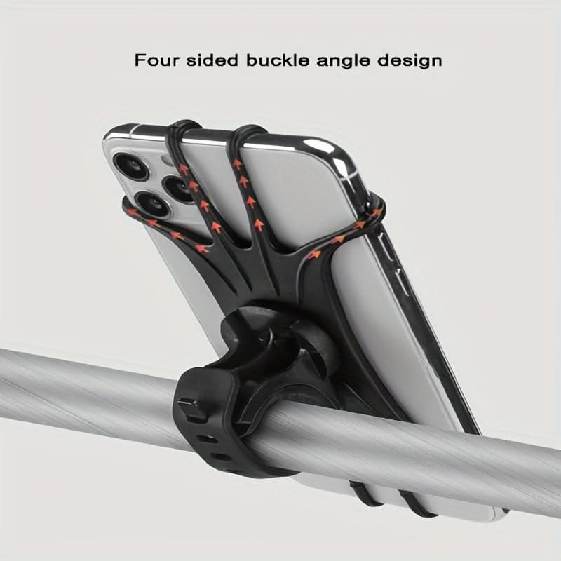 360° Rotation Silicone Bike Phone Mount Holder