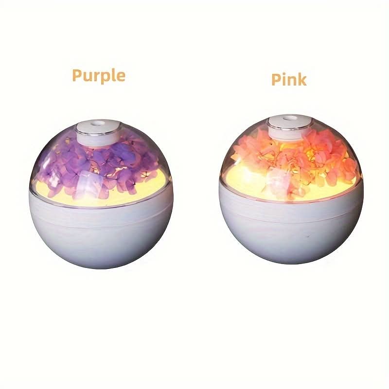 USB Powered Flower Humidifier with Aromatherapy