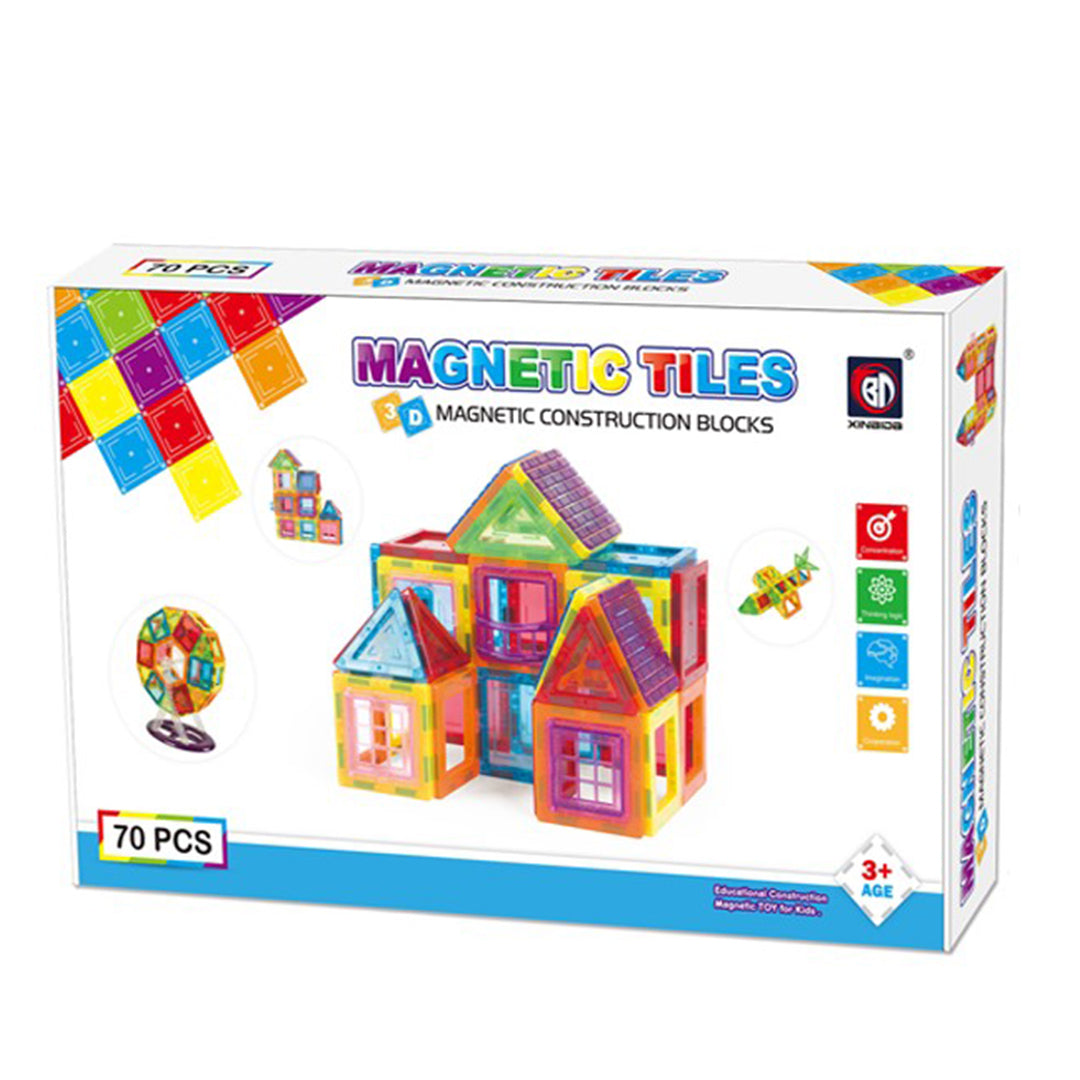 Magnetic Tiles Blocks 70pcs