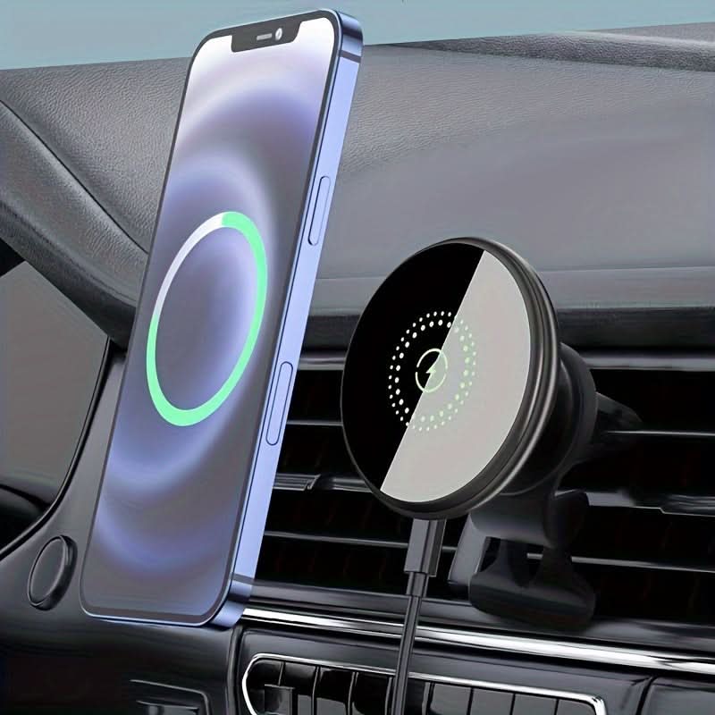 Universal Magnetic Wireless Phone Holder for Fast Charging