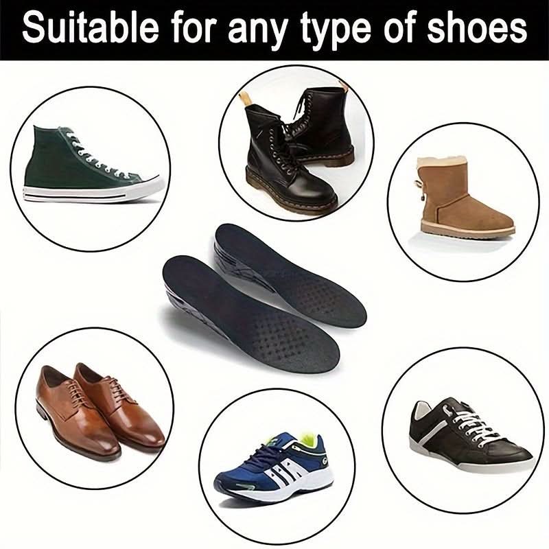 Adjustable Height Increase Insoles for Men & Women