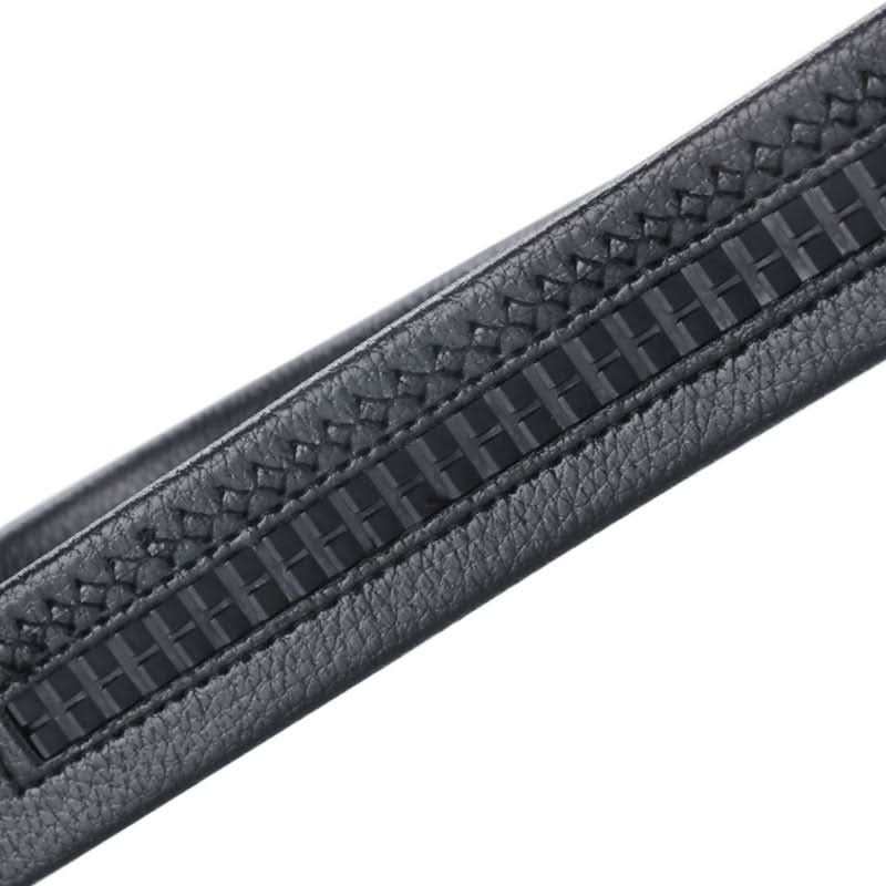 Men's Casual Automatic Buckle Belt – Two-Piece Nail Plate Design (120cm)