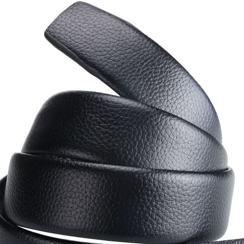 Men's Casual Automatic Buckle Belt – Two-Piece Nail Plate Design (120cm)