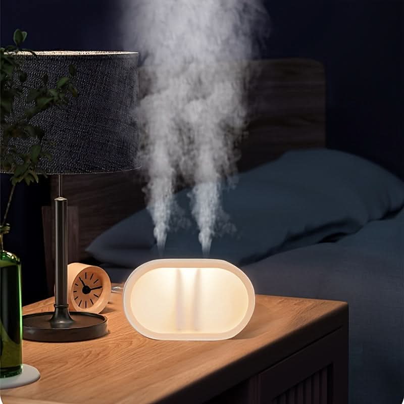 Portable USB Rechargeable Double Spray Humidifier