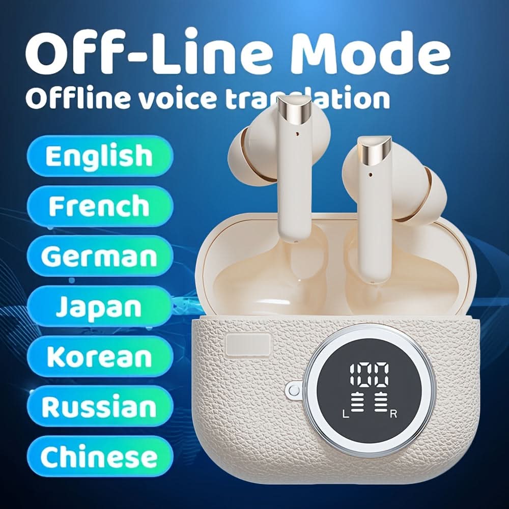 2025 Over-Ear Headphones with Real-Time Translation