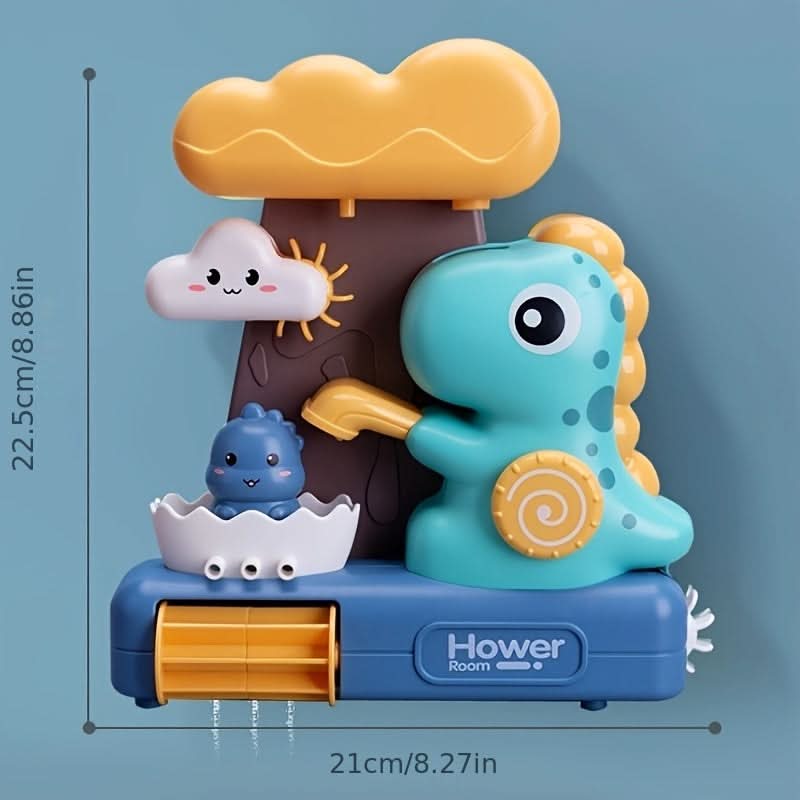 Cartoon Dinosaur Spinning Bath Toy – Fun Dinosaur-Shaped Bathroom Toy for Toddlers