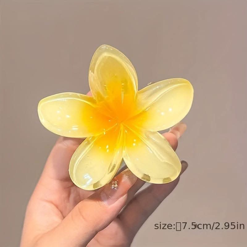 Vibrant Flower Shaped Hair Claw Clip – Trendy & Non-Slip