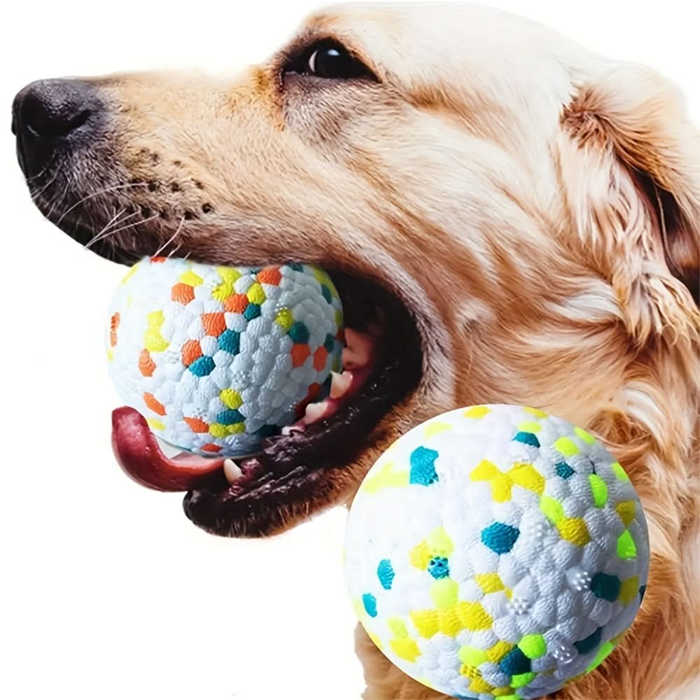 Durable Bouncy Chew Ball – Tough Dog Toy for Aggressive Chewers