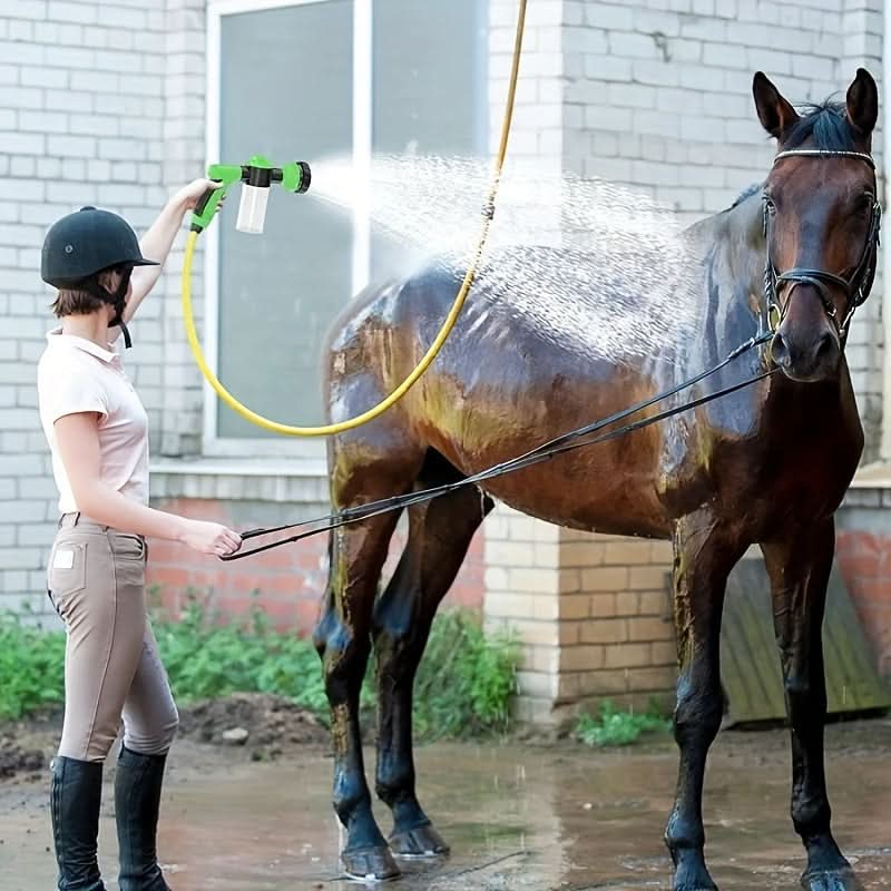 Adjustable High-Pressure Horse Shower Sprayer – Multi-Use Nozzle for Pet