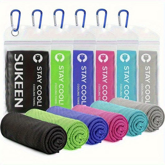 6-Pack Quick-Chill Cooling Towels – Soft, Breathable & Fast-Dry