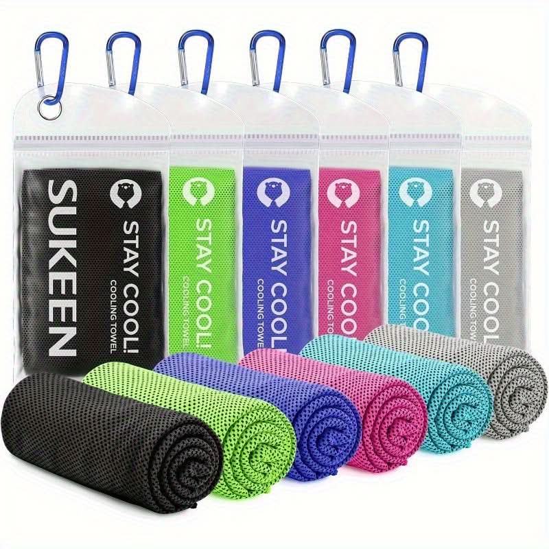 6-Pack Quick-Chill Cooling Towels – Soft, Breathable & Fast-Dry