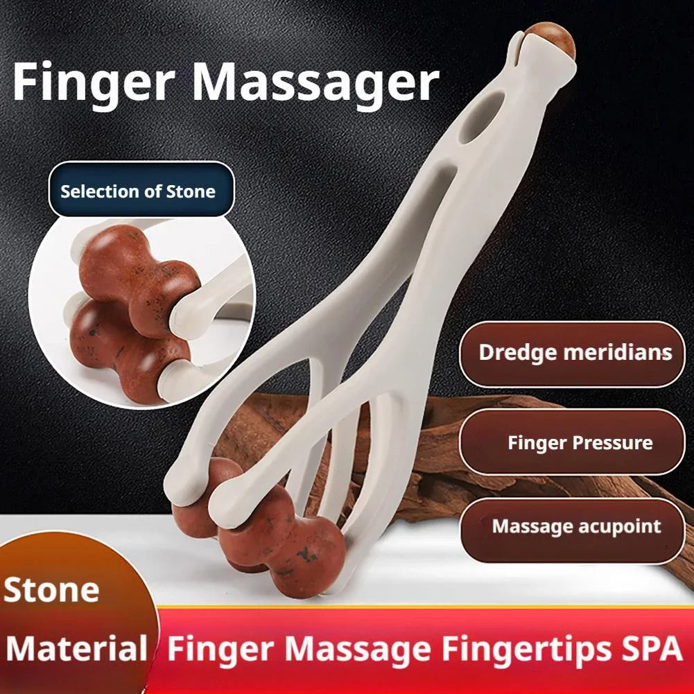 Finger Massager Roller – Hand Therapy Clip for Joint Relief & Circulation Support