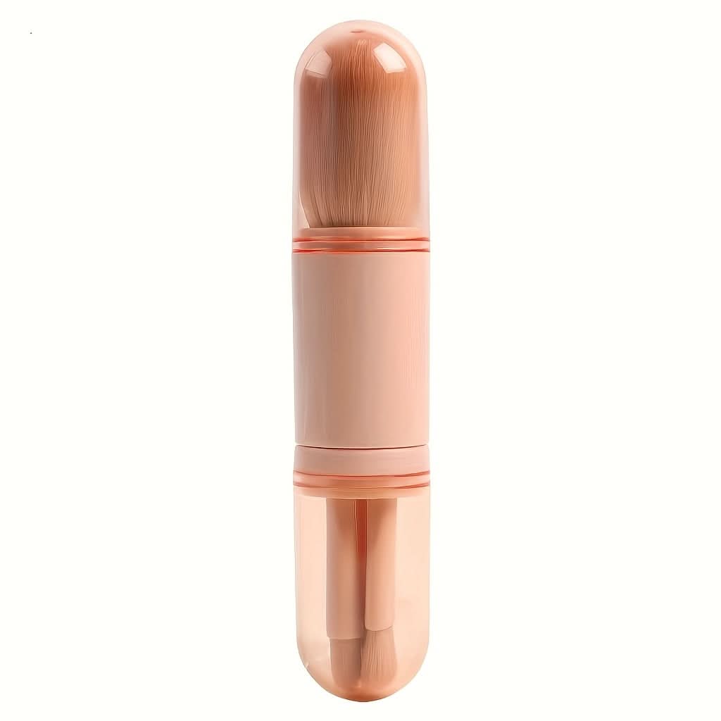 4-in-1 Mini Travel Makeup Brush – Portable