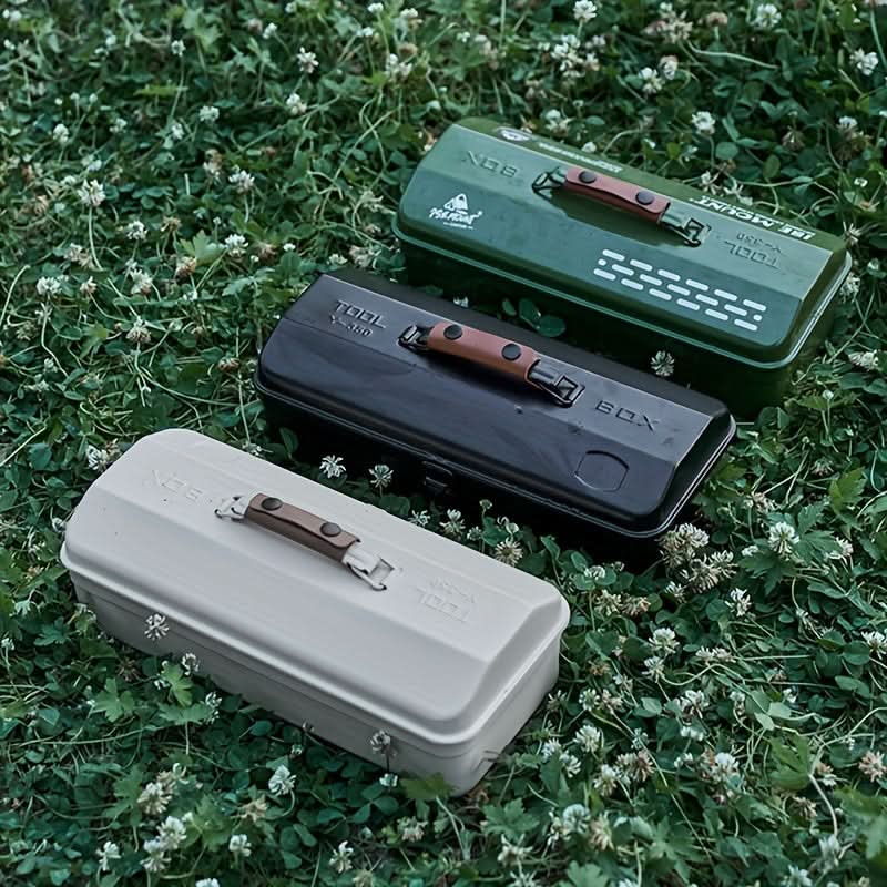 Durable Metal Tool Box with Stickers
