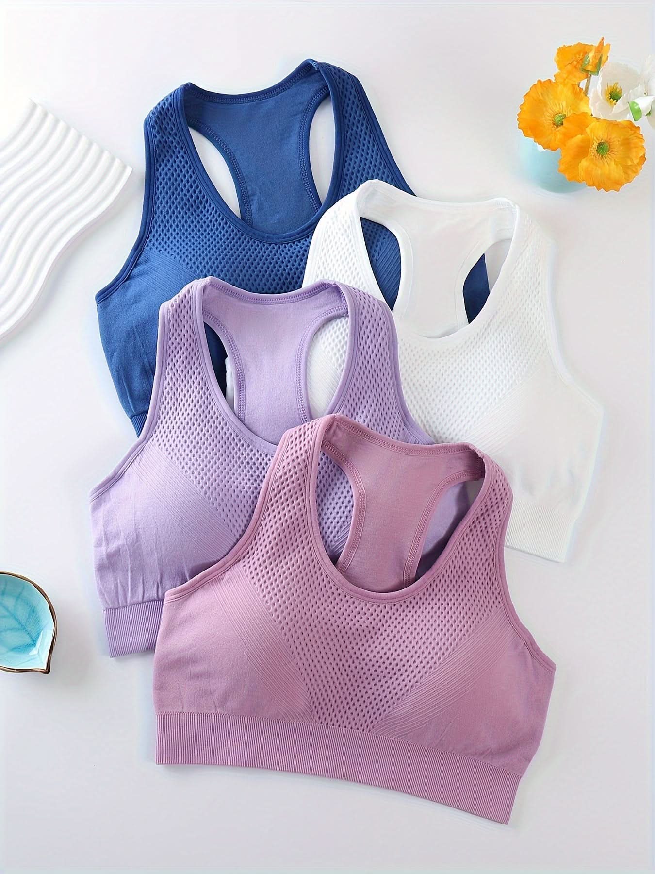 4-piece Pack Women’s Racerback Sports Bras