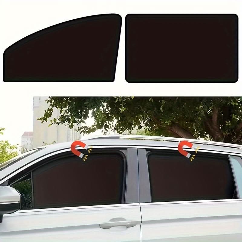 Magnetic Car Privacy Curtains for Sedans – UV-Resistant Window Shades