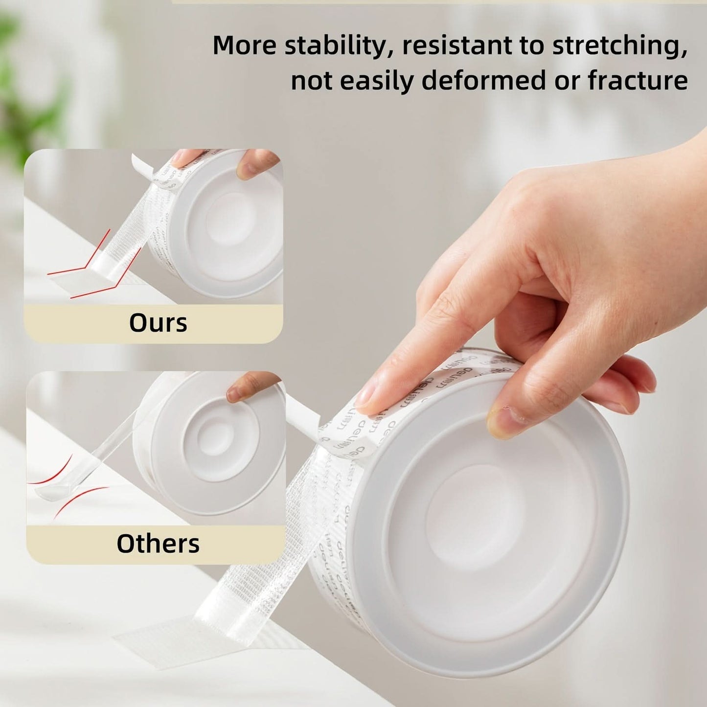 Deli Transparent Double-Sided Tape