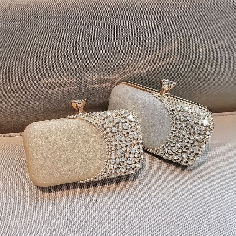 Glamorous Rhinestone Evening Clutch, Sparkling Party Bag