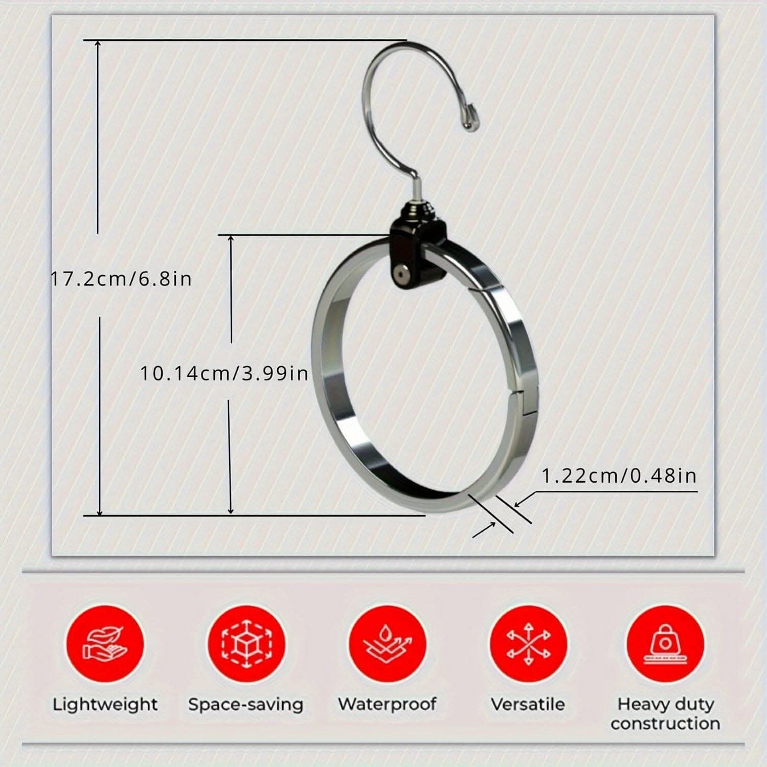 Versatile 360° Rotating Hanger – Space-Saving Organizer