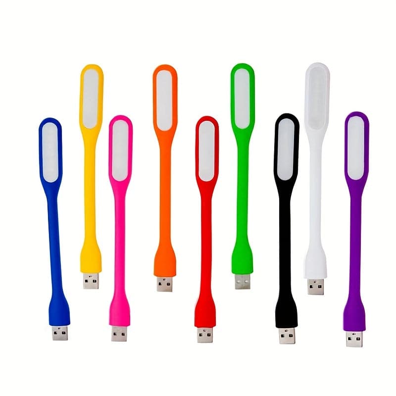 5-Pack Portable LED Desk Lamps – USB Powered