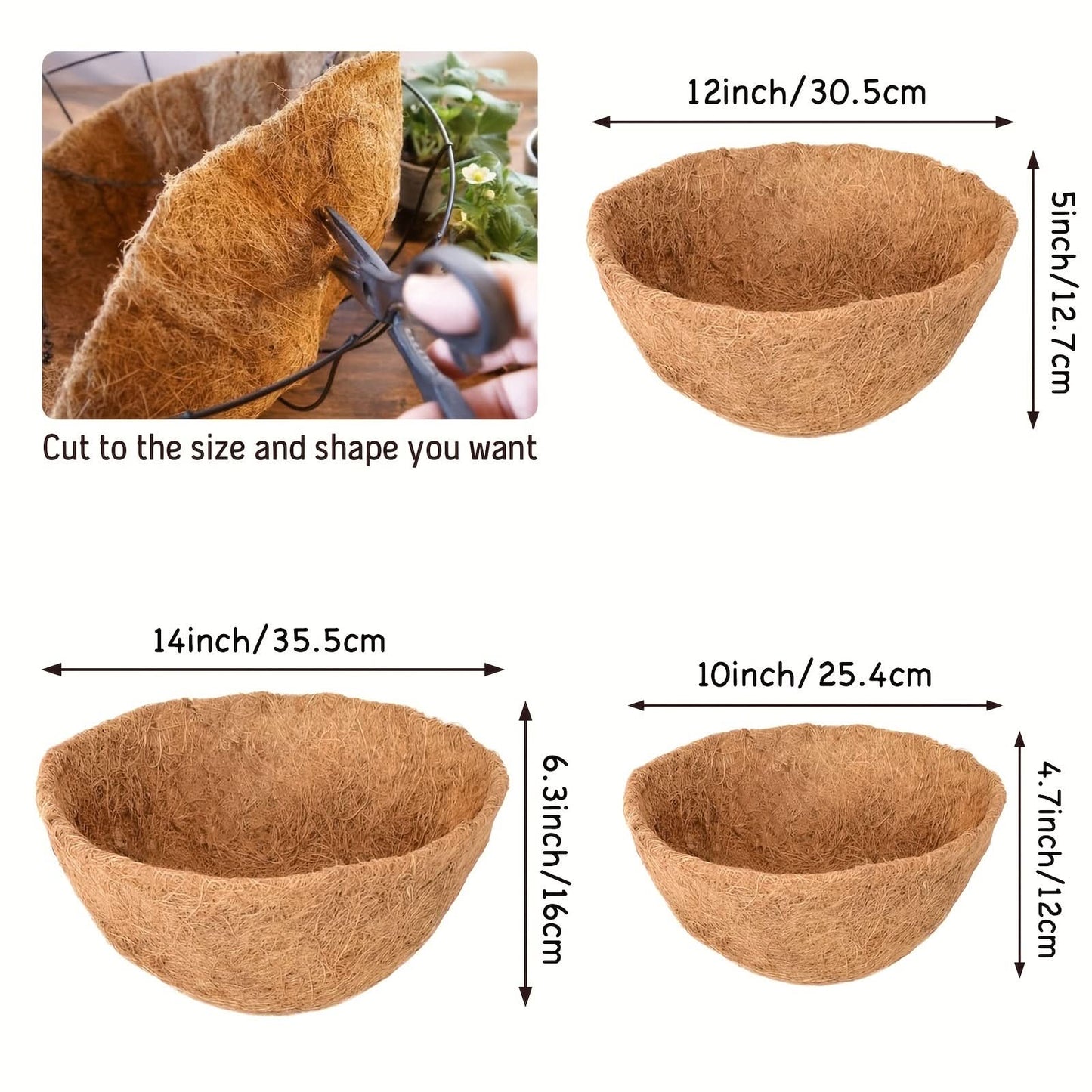 Upgrade Your Garden with Natural Coco Liners