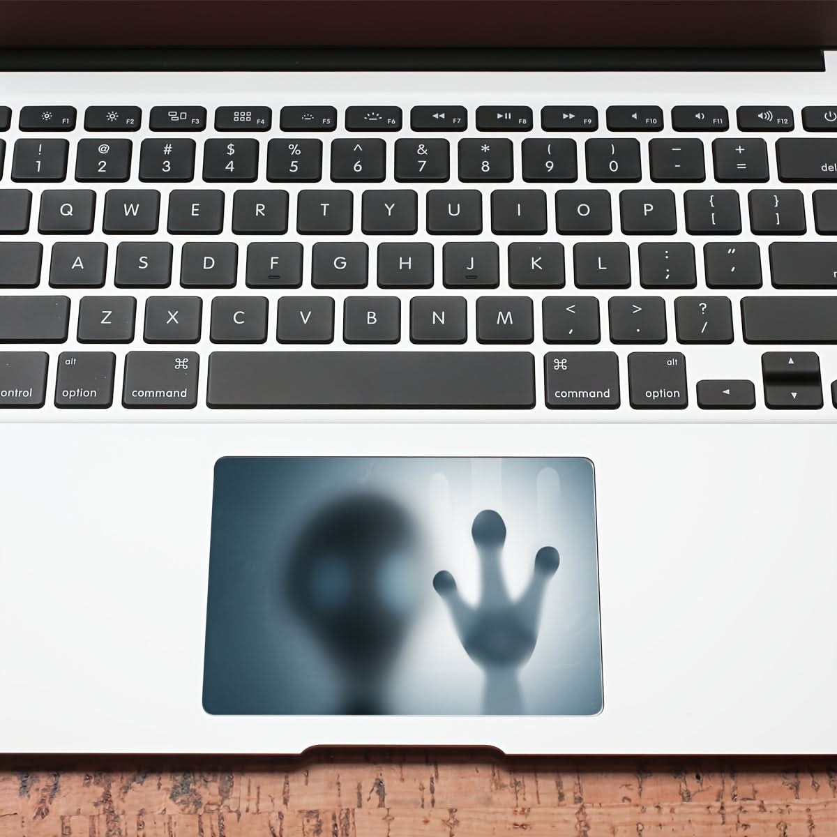 Blue Tech Pattern Touchpad Sticker - 5.5x3.5in