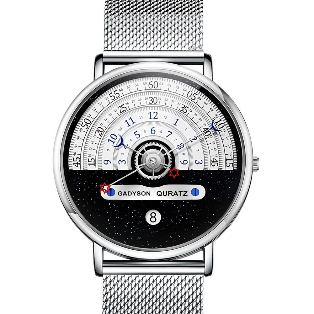 Men’s Stainless Steel Mesh Quartz Watch