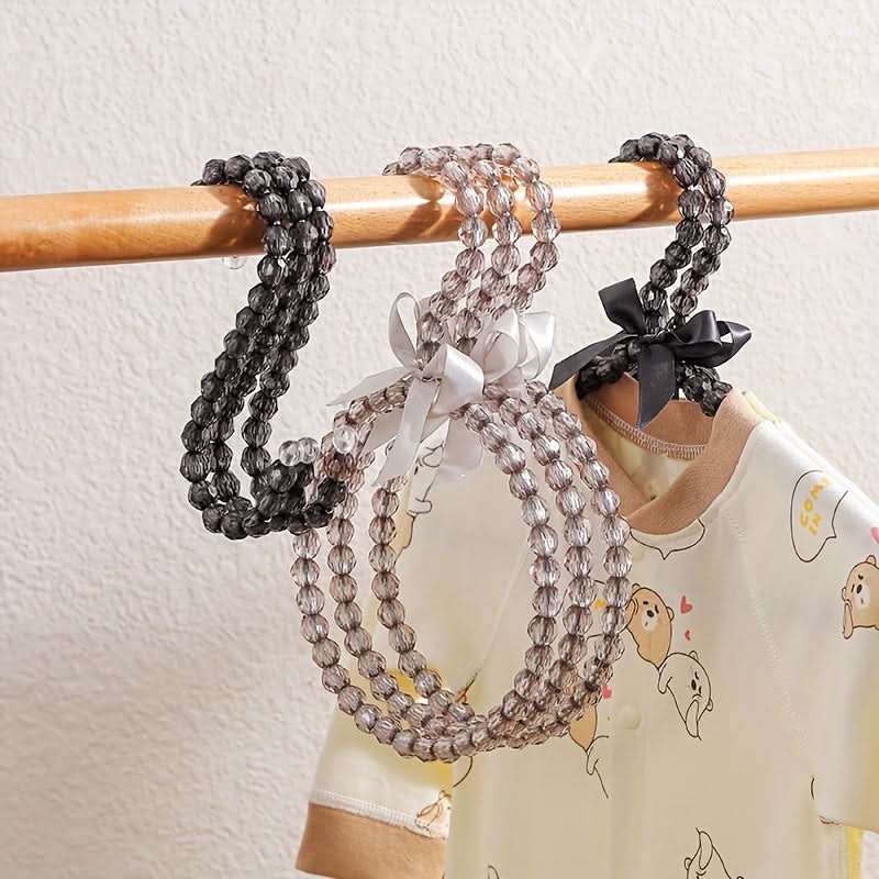 2-Pack Decorative Scarf Ties with Diamond Bead & Bow Accents
