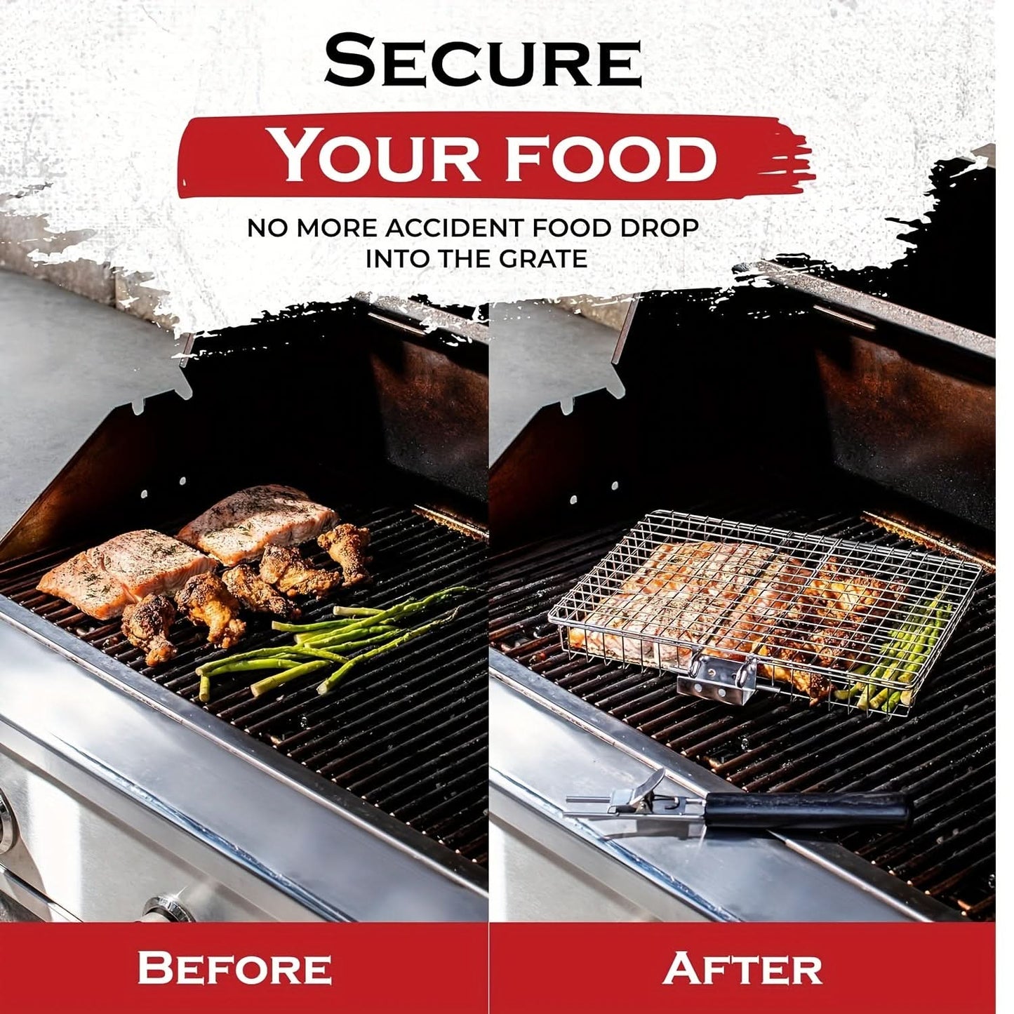 Large Folding Grill Basket for BBQ