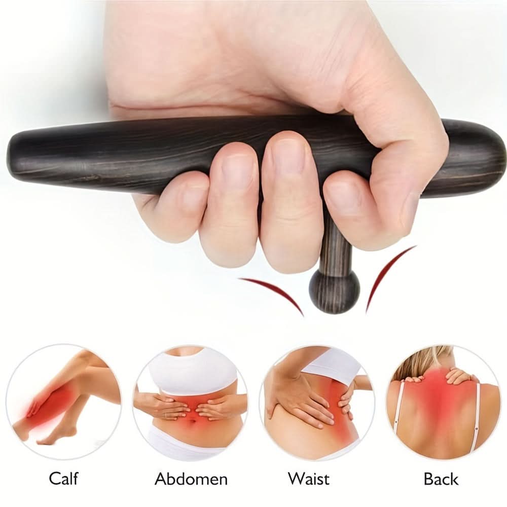 Wooden Trigger Point Massage Stick for Relief