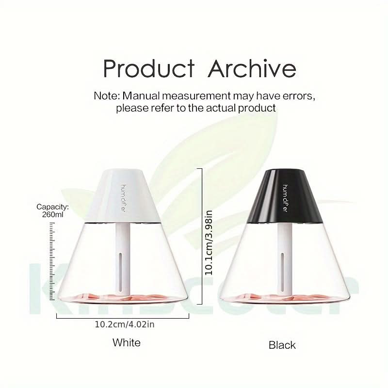 260ml Portable Volcanic Mist Essential Oil Diffuser