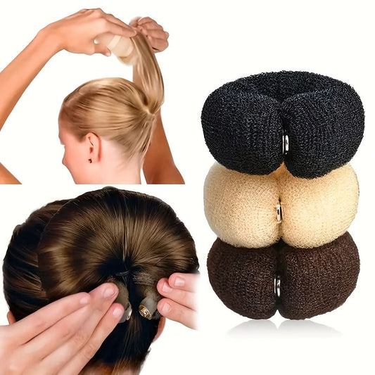 Hair Bun Maker Set with Snap Closure