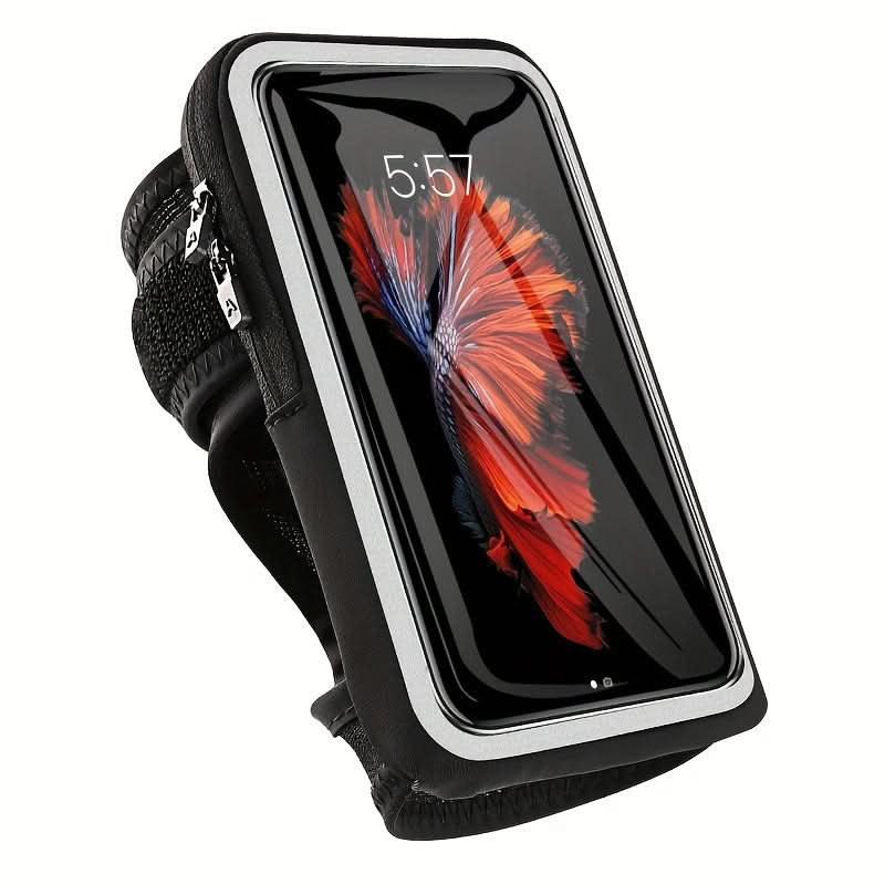 7-inch Universal Touch Screen Running Arm Bag - Waterproof Wrist Pouch