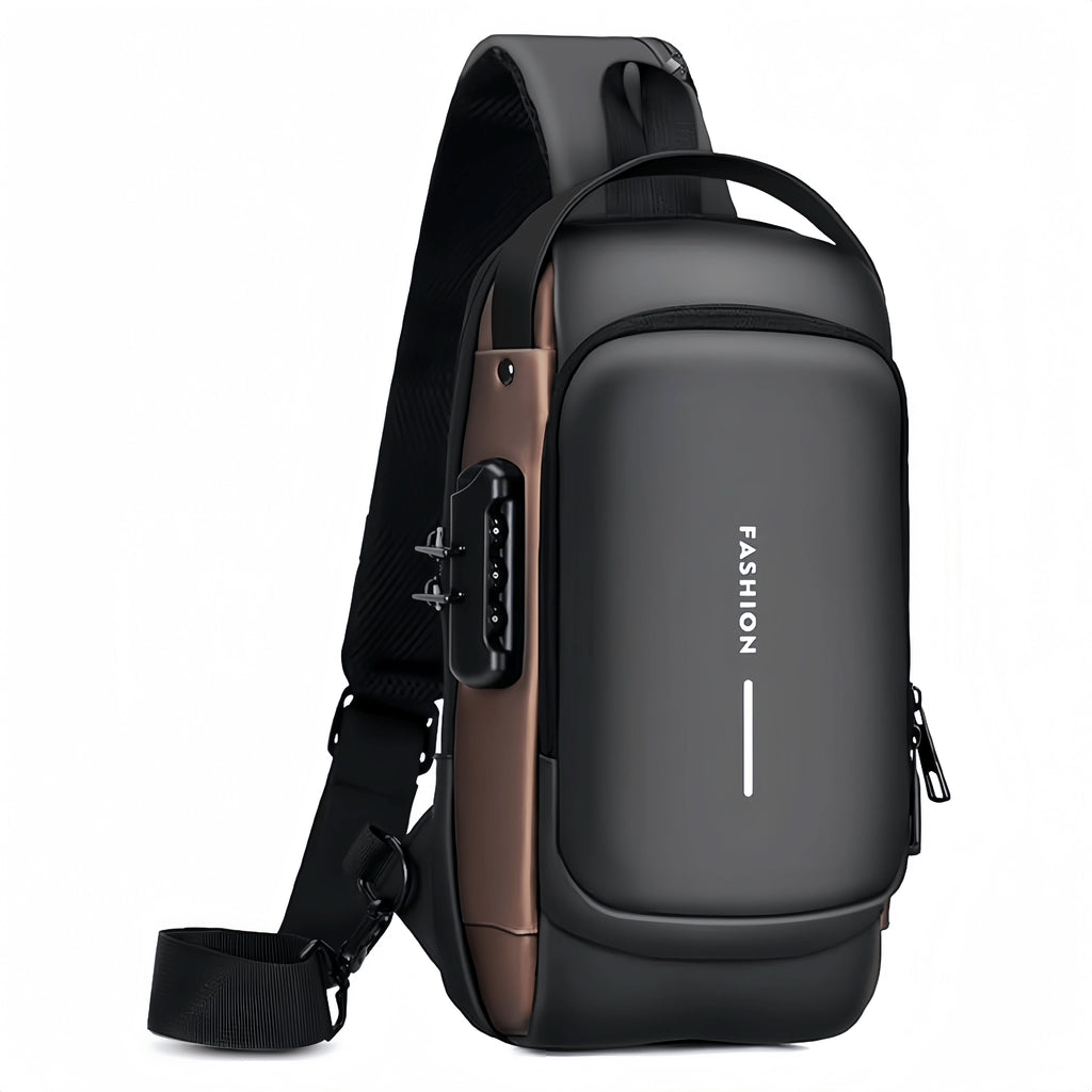 Stylish Multi-Functional Sling Bag With Advanced Password Lock