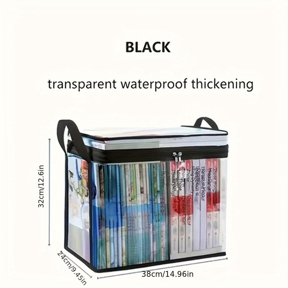 Clear Storage Bag for Students - Versatile Organizer for Books & Supplies