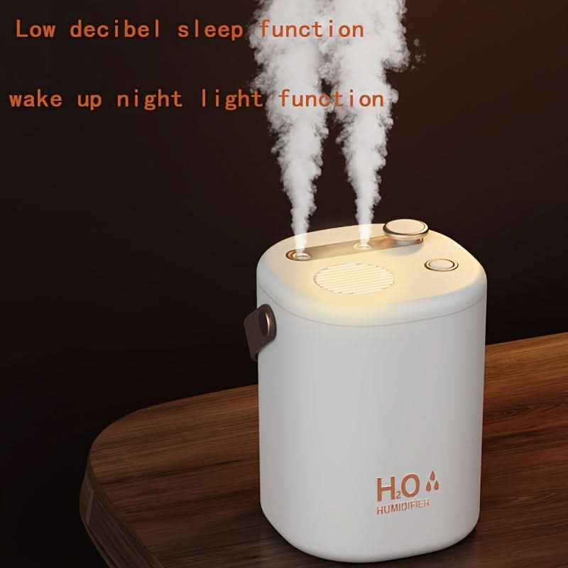 NEWDERY USB Dual-Spray Humidifier Nightlight