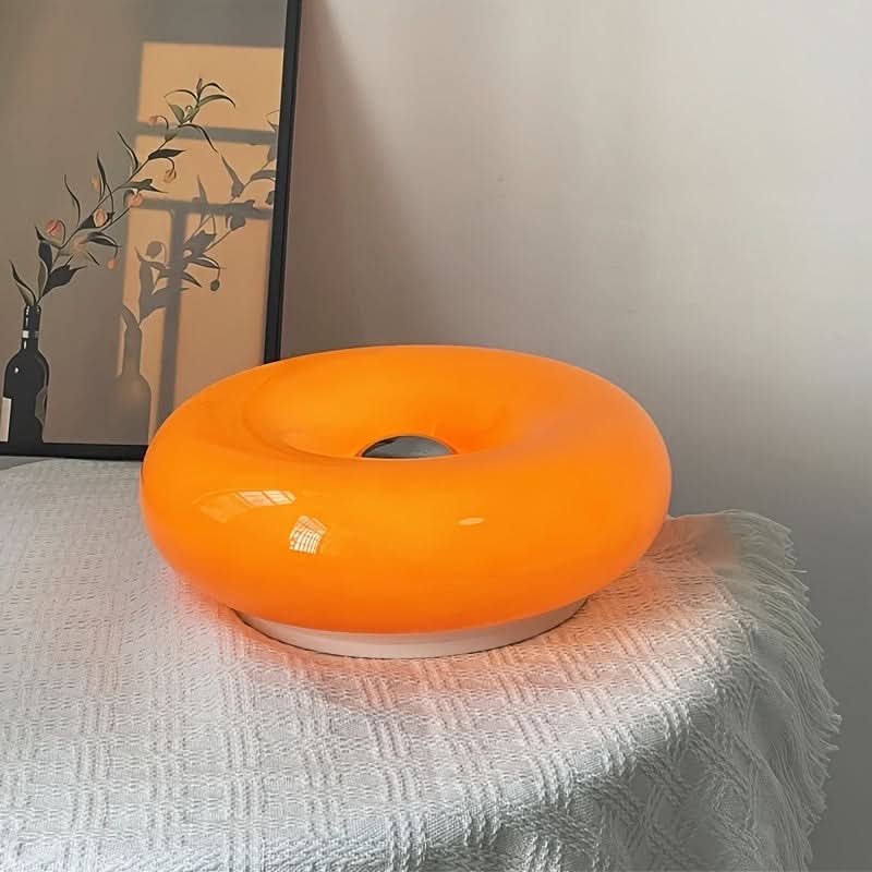 Orange Donut Touch Desk Lamp, USB Powered