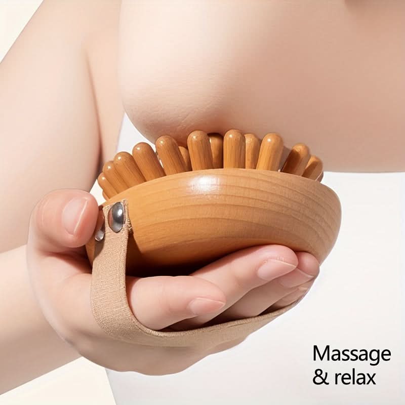 Manual Wooden Meridian Massage Brush