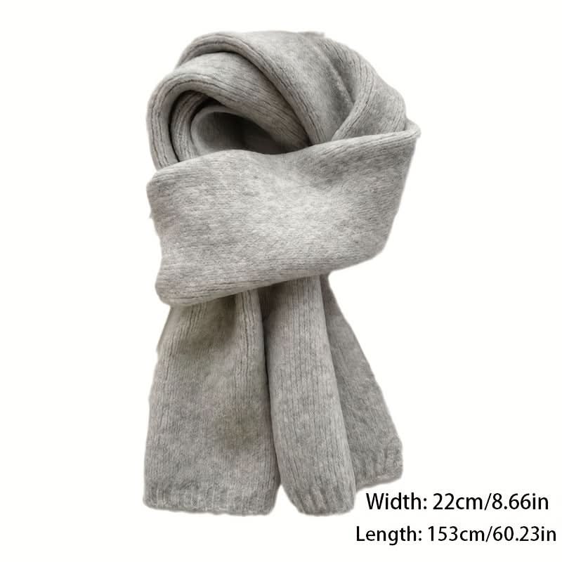 Soft & Warm Acrylic Knit Scarf – Elegant Winter Neckwear