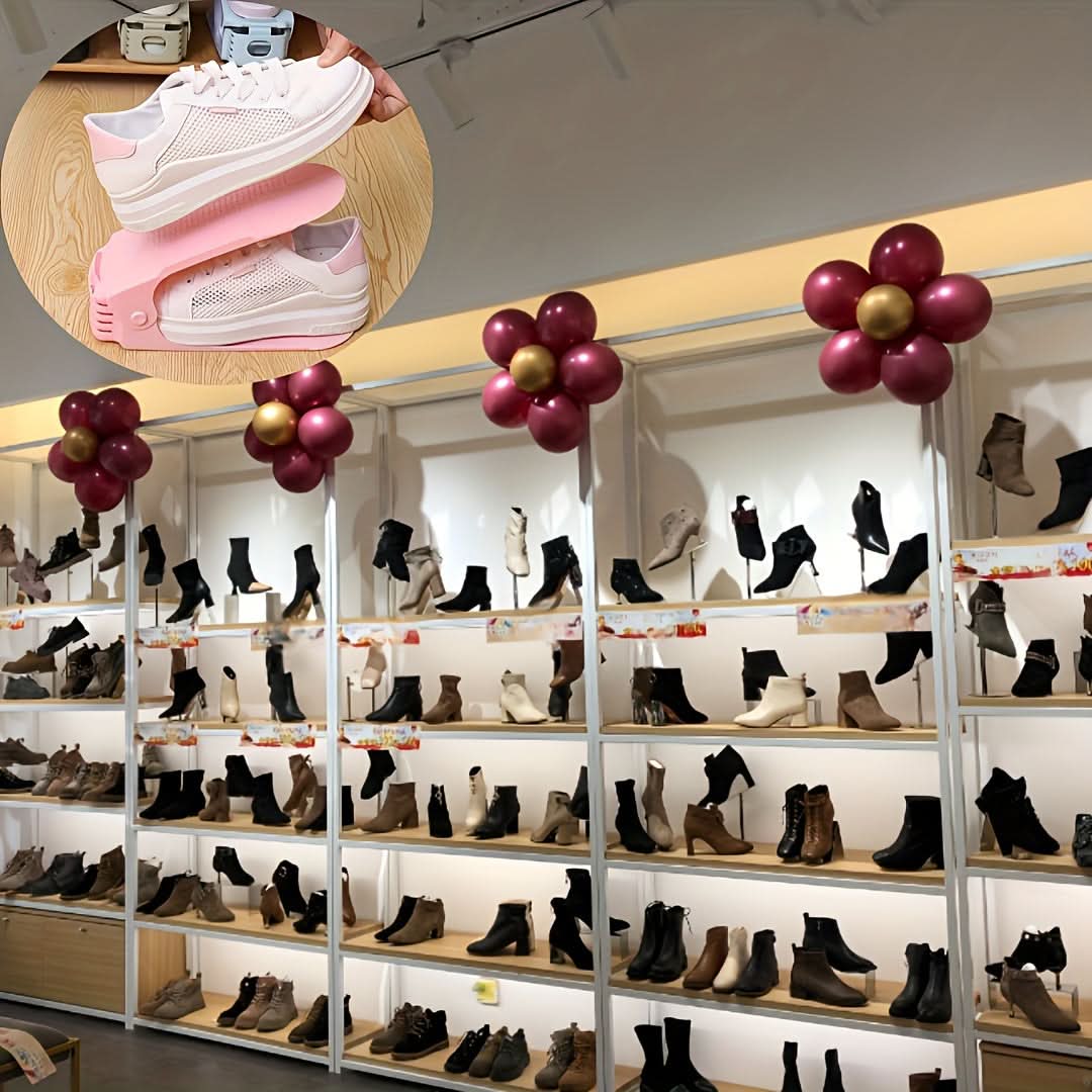 Adjustable Plastic Shoe Racks – Space-Saving & Durable