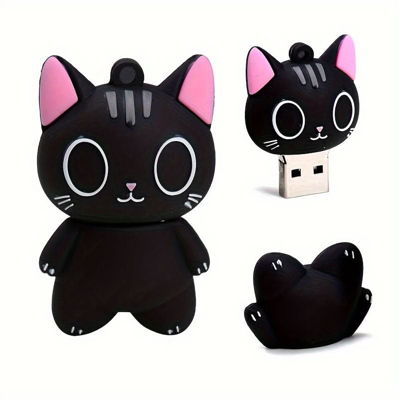 128MB Cat-Shaped USB 2.0 Flash Drive