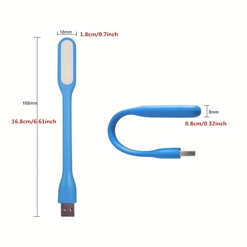5-Pack Portable LED Desk Lamps – USB Powered