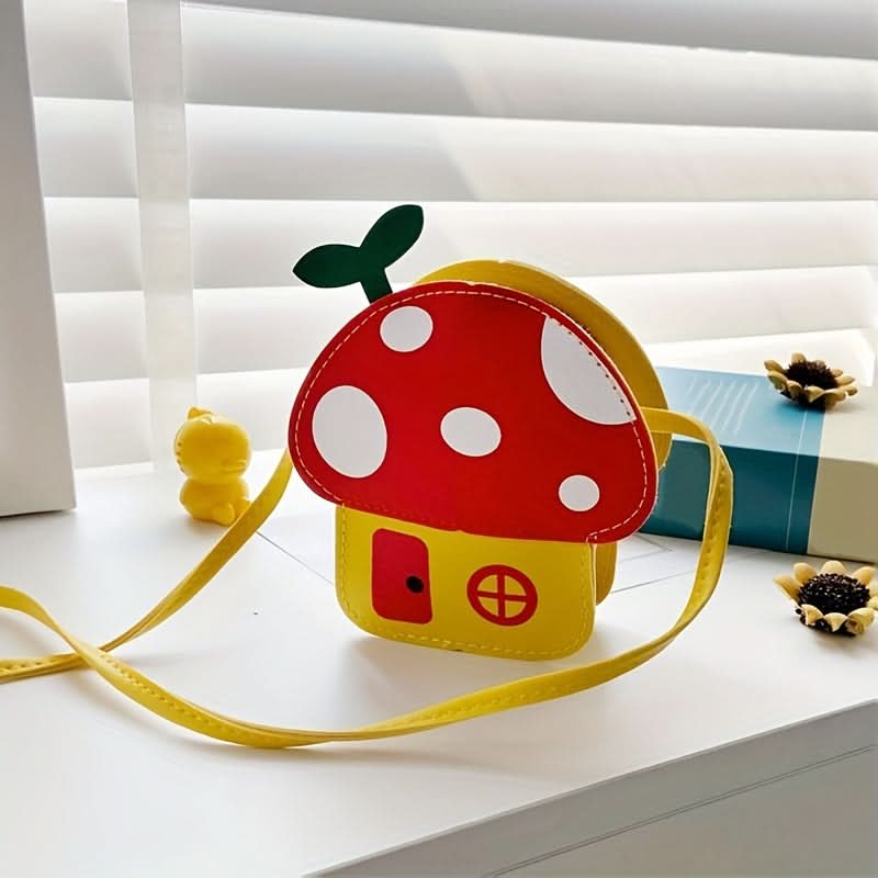 Mushroom-Shaped Crossbody Bag for Kids