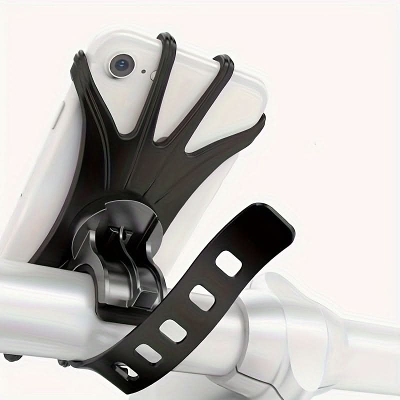 360° Rotation Silicone Bike Phone Mount Holder