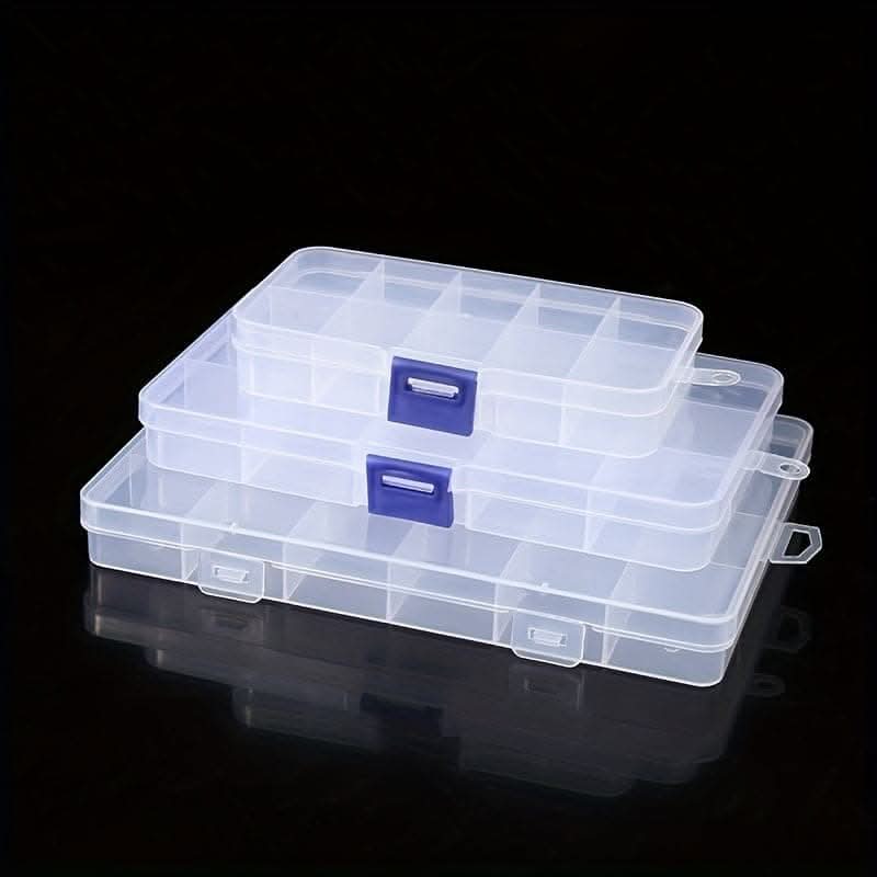 Multifunctional Transparent Desktop Storage Box – 10/15/24 Grid