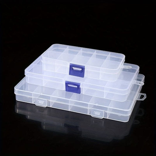 Multifunctional Transparent Desktop Storage Box – 10/15/24 Grid